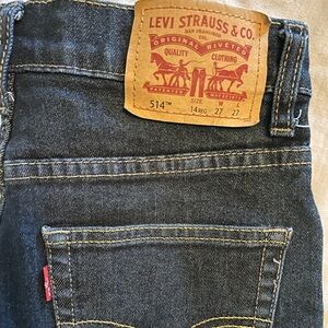 Boys Levi’s 514 Denim Jeans Straight Leg